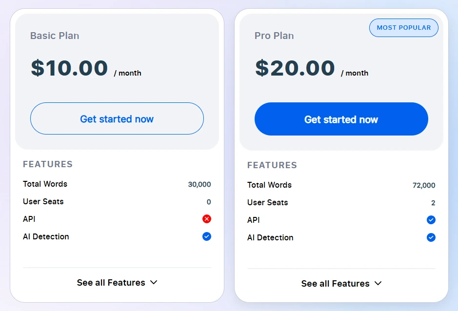 turnitin alternative - duplichecker pricing