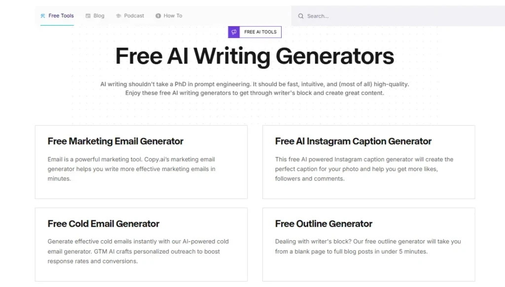 Wordtune Alternatives copy ai tools