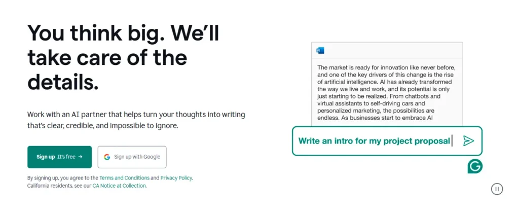 Wordtune Alternatives grammarly