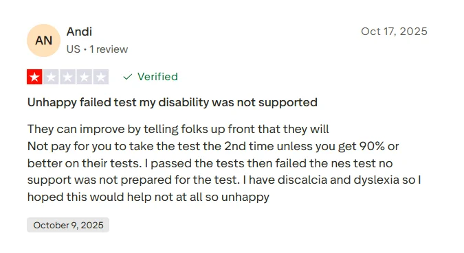 Negative Trustpilot review complaining about 240 Tutoring guarantee requirements and lack of support for learning difficulties