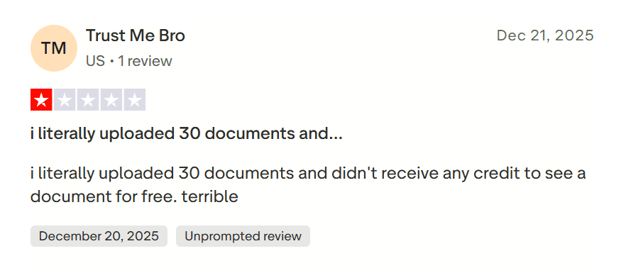 course hero negative trustpilot reviews 7