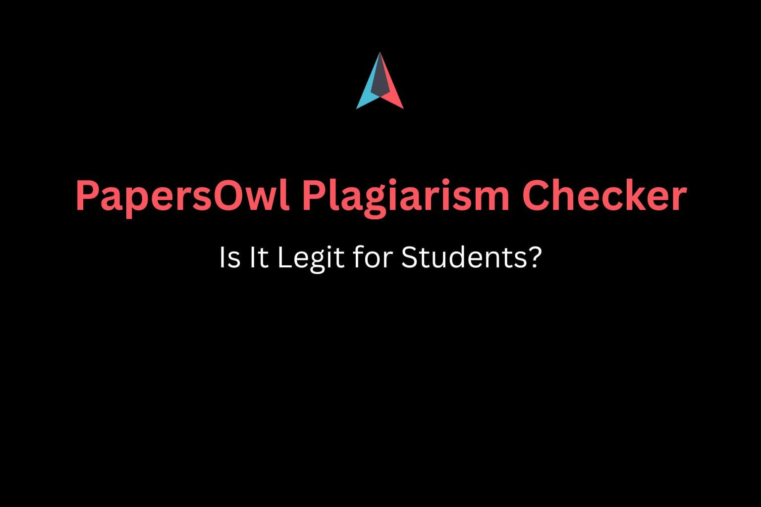 PapersOwl Plagiarism Checker