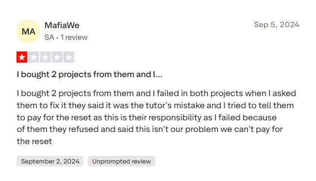 Negative TutorBin Trustpilot review from tutor about account activation and support delays
