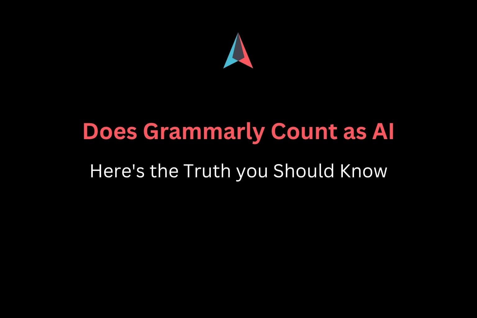 Does Grammarly Count as AI