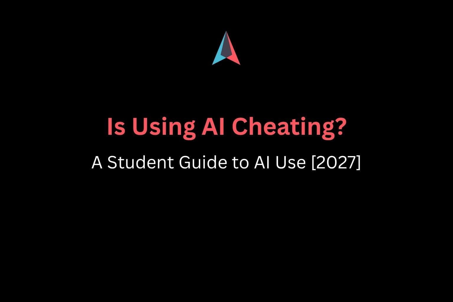 Is Using AI Cheating